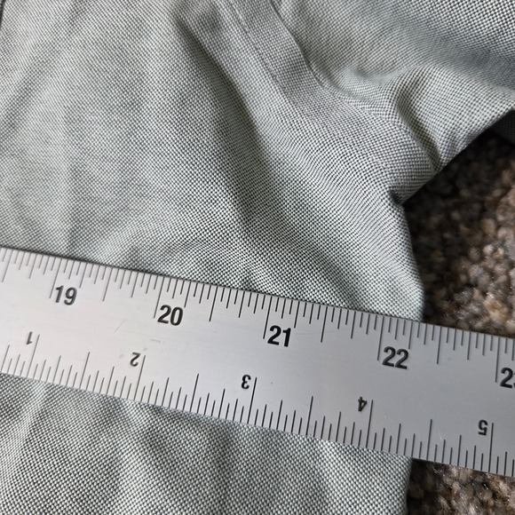 LL Bean Mens Wrinkle Resistant Oxford Shirt Sage Green Cotton 15.5-32 209410 - Picture 5 of 6